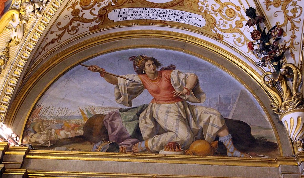 Monarchia dei saraceni - Sala della Stufa, Galleria Palatina (Palazzo Pitti)